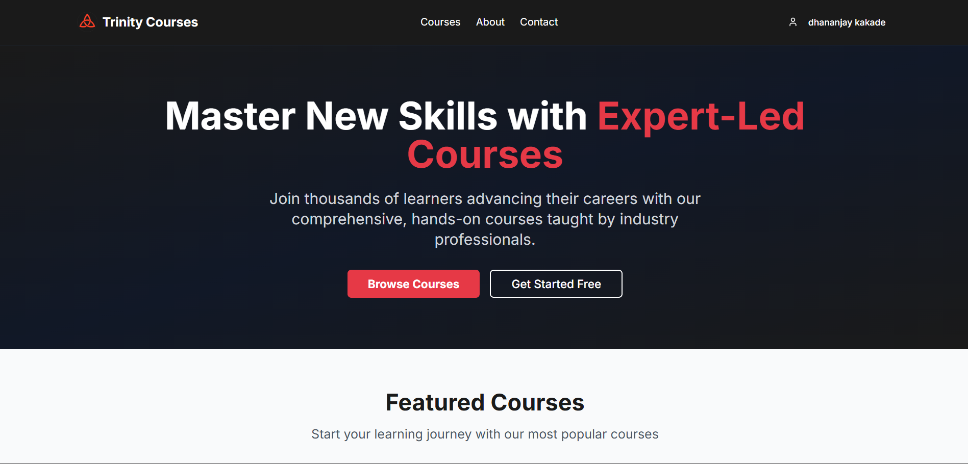 Trinity Courses